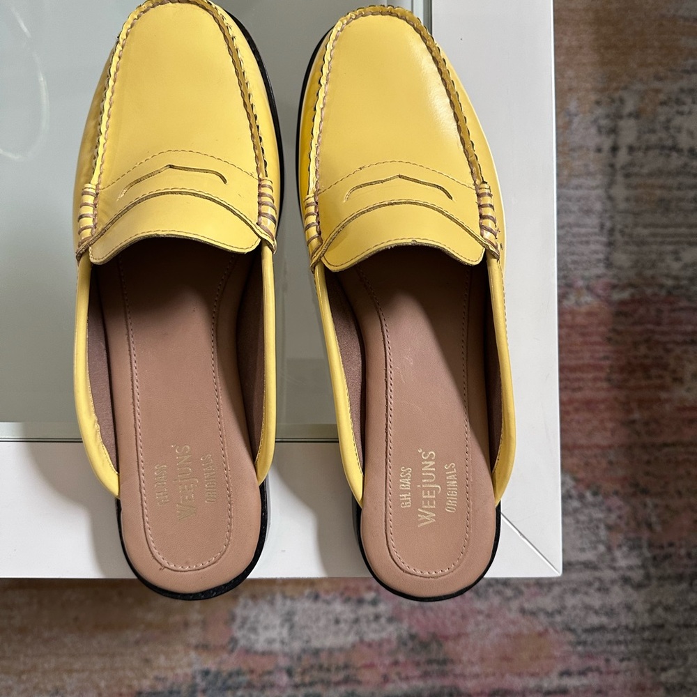 Women's Yellow Loafers